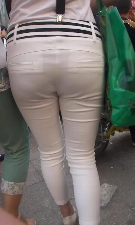 背带白裤MM-7