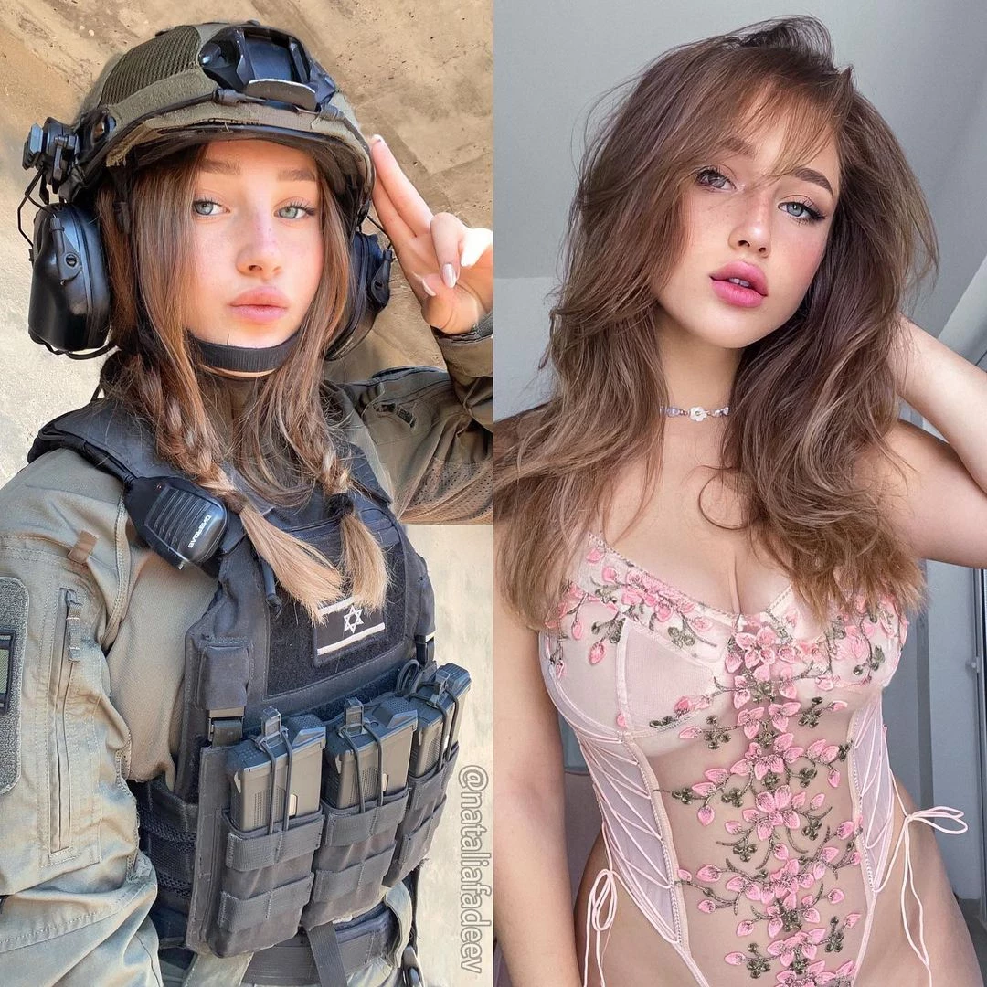 戰力無敵 以色列女兵Natalia Fadeev美顏搭軍服想被掃射-15