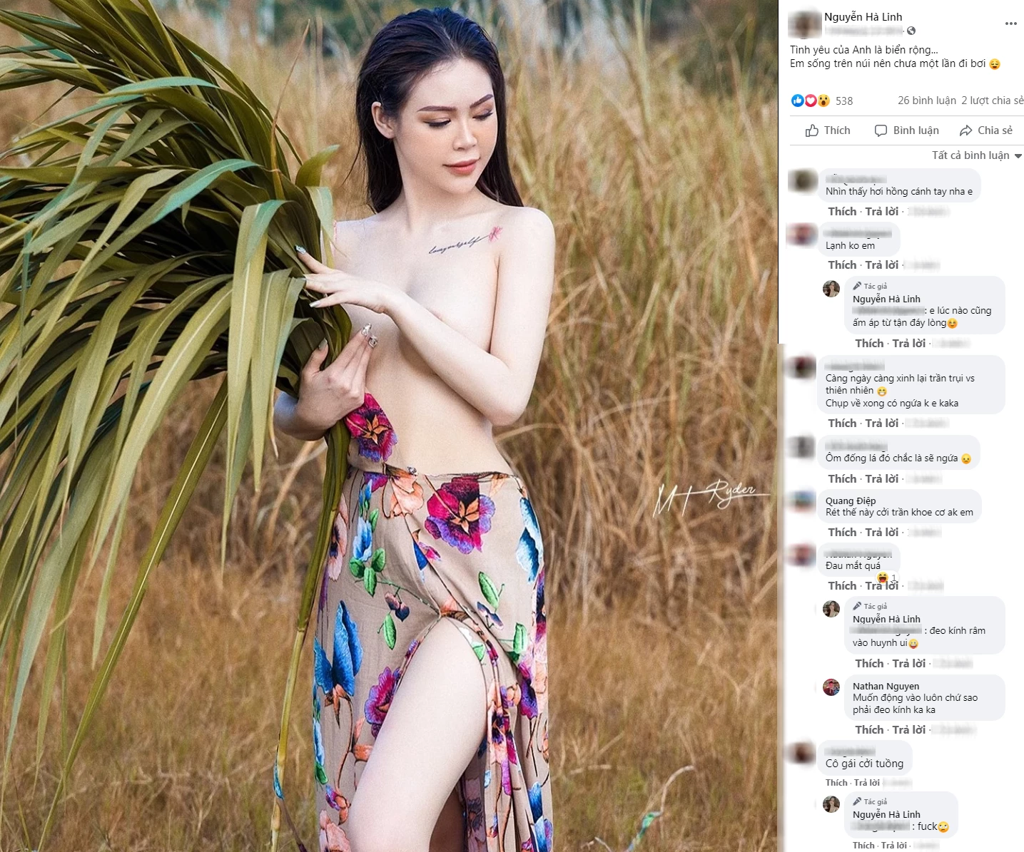 越南裸模 Nguyễn Hà Linh 戶外寫真-36
