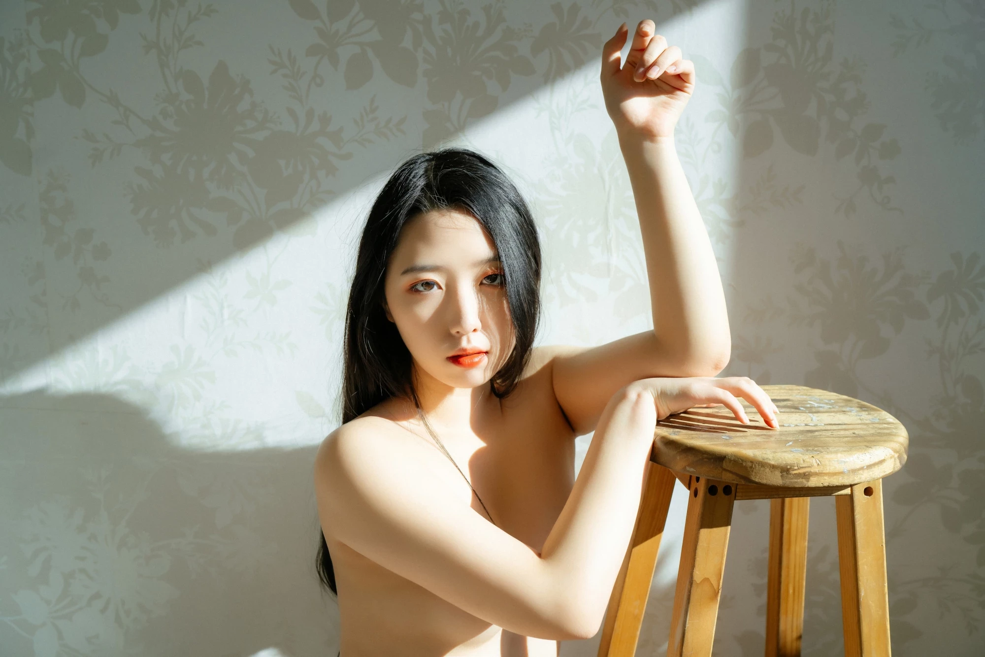 韓國網紅性感體態流出 空靈神情全裸特寫-32